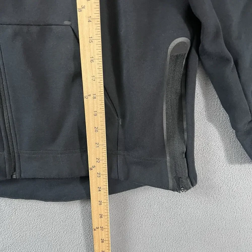 Nike Hoodie Womens Size Medium Black Tech Fleece Sportswear Full Zip Athletic